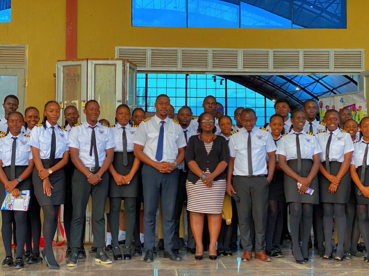 aerospaceuganda's tweet photo. On Saturday 9th November , we proudly officiated the launch of the St. Julian High School Aviation Club, an inspiring milestone under the Aerospace Uganda Schools Aviation Program. https://t.co/p6QbAG9YPF