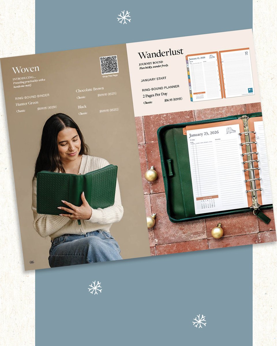 franklinplanner's tweet photo. Our new Winter Catalog has arrived filled with inspiration, meaningful tools and thoughtful ideas to help you lead your life with joy.
#franklinplanner #planner #franklincovey #planneraddict #functionalplanning #plannercommunity #plannerlife #functionalplanner https://t.co/ye8EqCLjzS