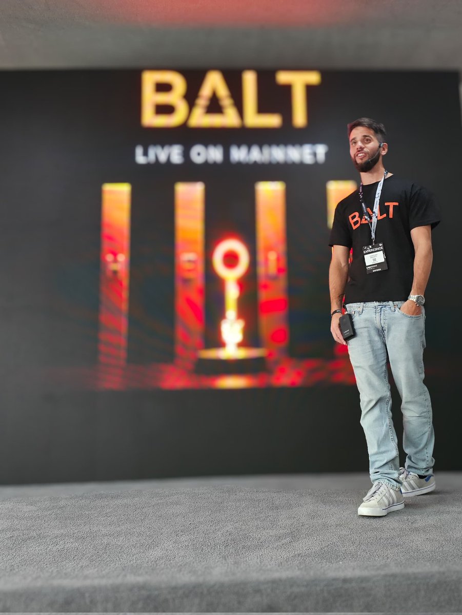 Jonbravetti's tweet image. Qué privilegio haber sido parte de #LABITCONF: sponsor con BΔLT (@baltprotocol), subir al escenario como speaker y vivir el Ticket Experience de principio a fin.

BΔLT es un protocolo autónomo y descentralizado, sin custodia, para que tu Bitcoin no se pierda, desarrollado sobre…
