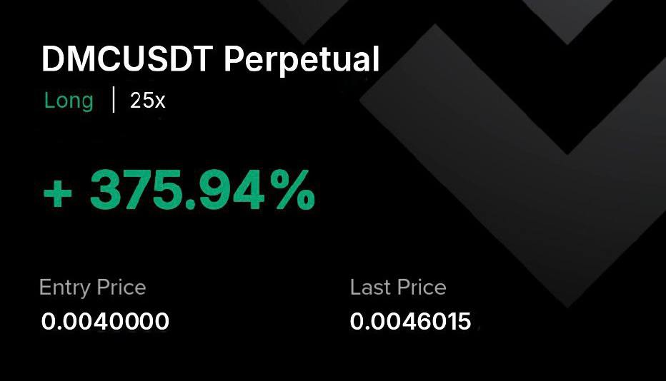 MoonBaseFx_cryp's tweet image. $DMC
LONG
LEV 25-50x
ENTRY: 0.0040

TP:
0.0043✅
0.0046✅

All my 1000x gems drop first in Telegram 💰👇
t.me/+Ty9QyKDIdQ0wM…

#Крипто #криптовалюта #criptovaluta #criptomoneda #kripto #1000xCalls #CryptoCommunity #AltcoinGems #BullMarket
