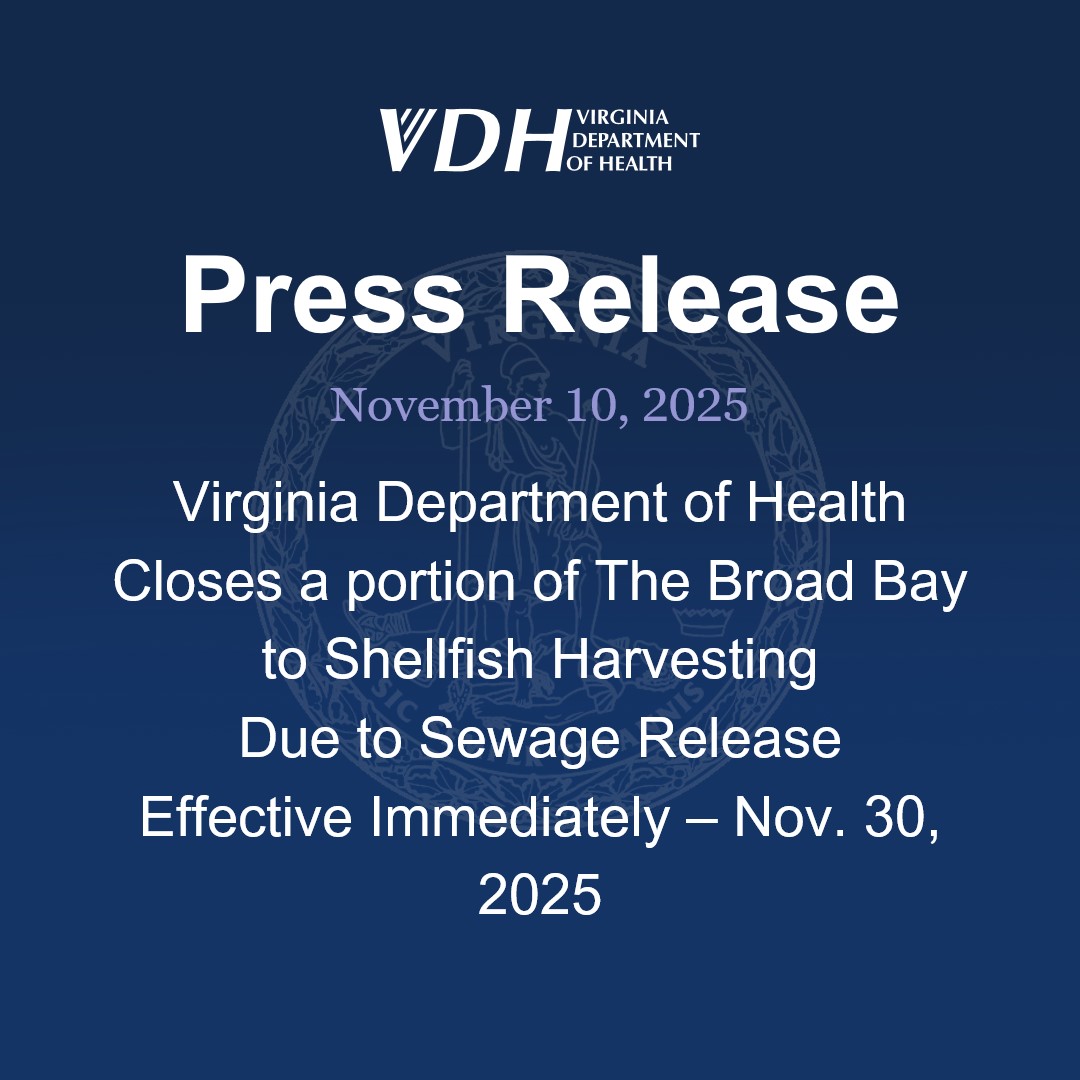 Virginia Beach Department of Public Health tweet media