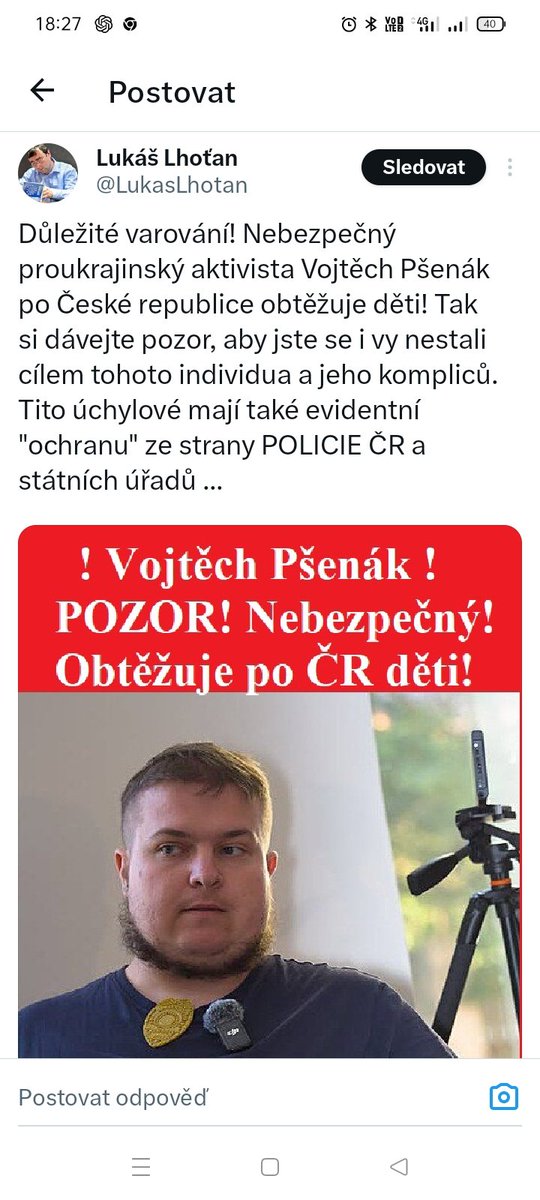 LLiborov97123's tweet photo. @prazskyperak Doporučuji podat trestní oznámení za pomluvu.
A kdyby ho zastupoval Herr Rajchl, máš prachy v kapse 😉 https://t.co/o3X3mxW5Pk