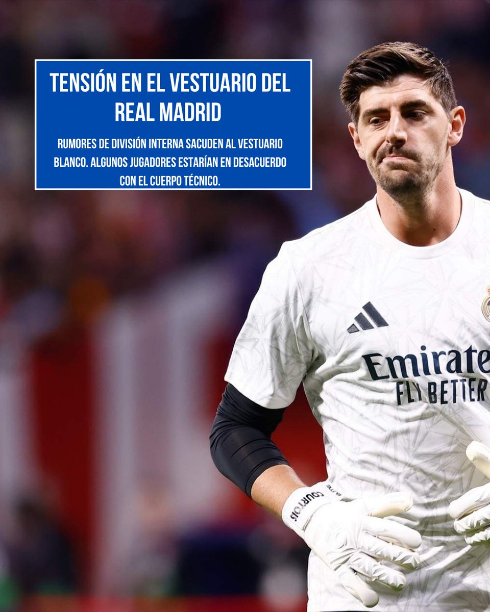 Tensión en el vestuario del Real Madrid
😬 Crecen los rumores sobre diferencias internas en el camerino del Real Madrid. Algunos jugadores estarían molestos con el cuerpo técnico, generando tensión en el grupo. ⚽
#RealMadrid #Camerino #NoticiasDeFútbol #FútbolEuropeo