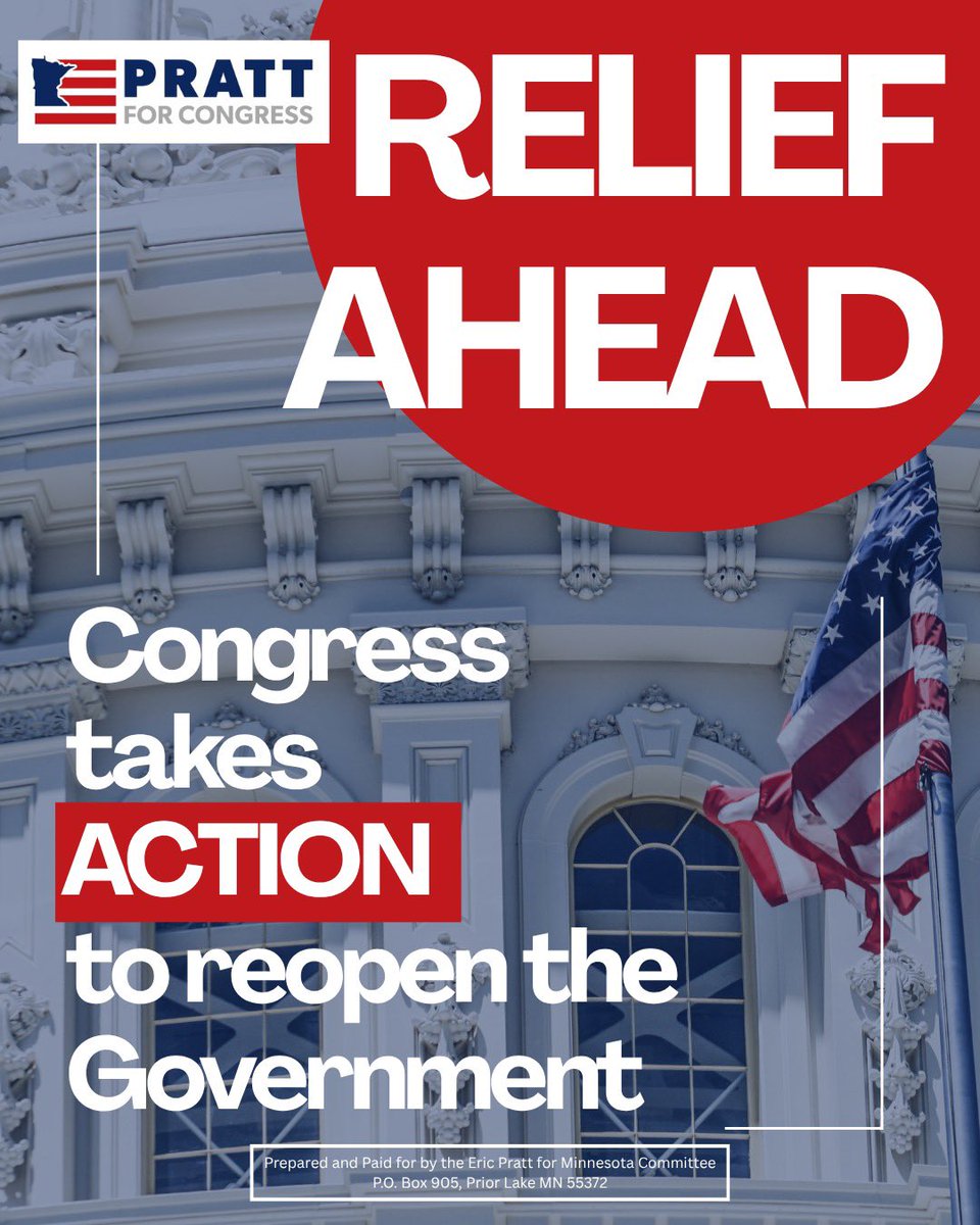 Last night’s vote marks the first step taken towards ending the shutdown! This is great news for every hardworking American family and the over-1 million Americans who have been working without pay for 40 days. Make no mistake, this shutdown was dragged out because Democrats