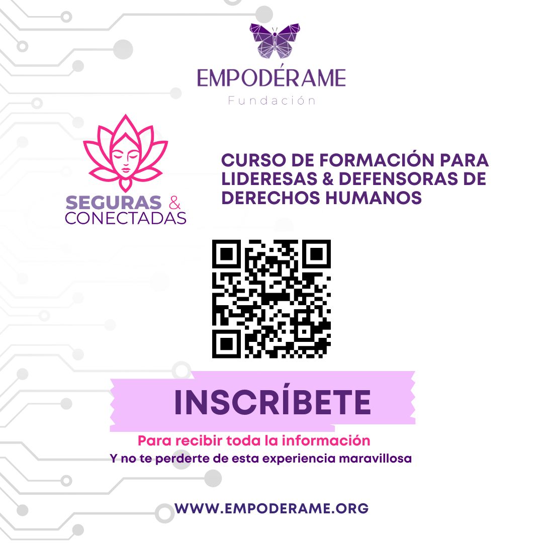 Empoderame_'s tweet image. 📢 ¡#Lideresas y #Defensoras del #Cauca, esta es tu oportunidad! Abrimos las inscripciones para el curso de formación digital en liderazgo y tecnología #SegurasYConectadas 📩Conoce más e ¡Inscríbete! ✍🏻wix.to/dZVqqSJ