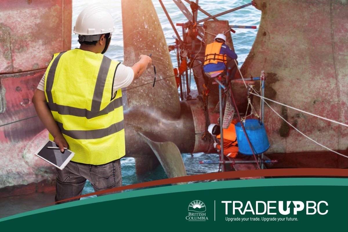 If you'd like to work in the Marine industry, take the Marine Emergency Duties: Domestic Vessel Safety course at <a href="/Camosun/">Camosun College</a>.

This 4-day course will prepare you to work safely aboard a vessel. It's also eligible for the StrongerBC Future Skills Grant.

More: tradeupbc.ca/marine-emergen…