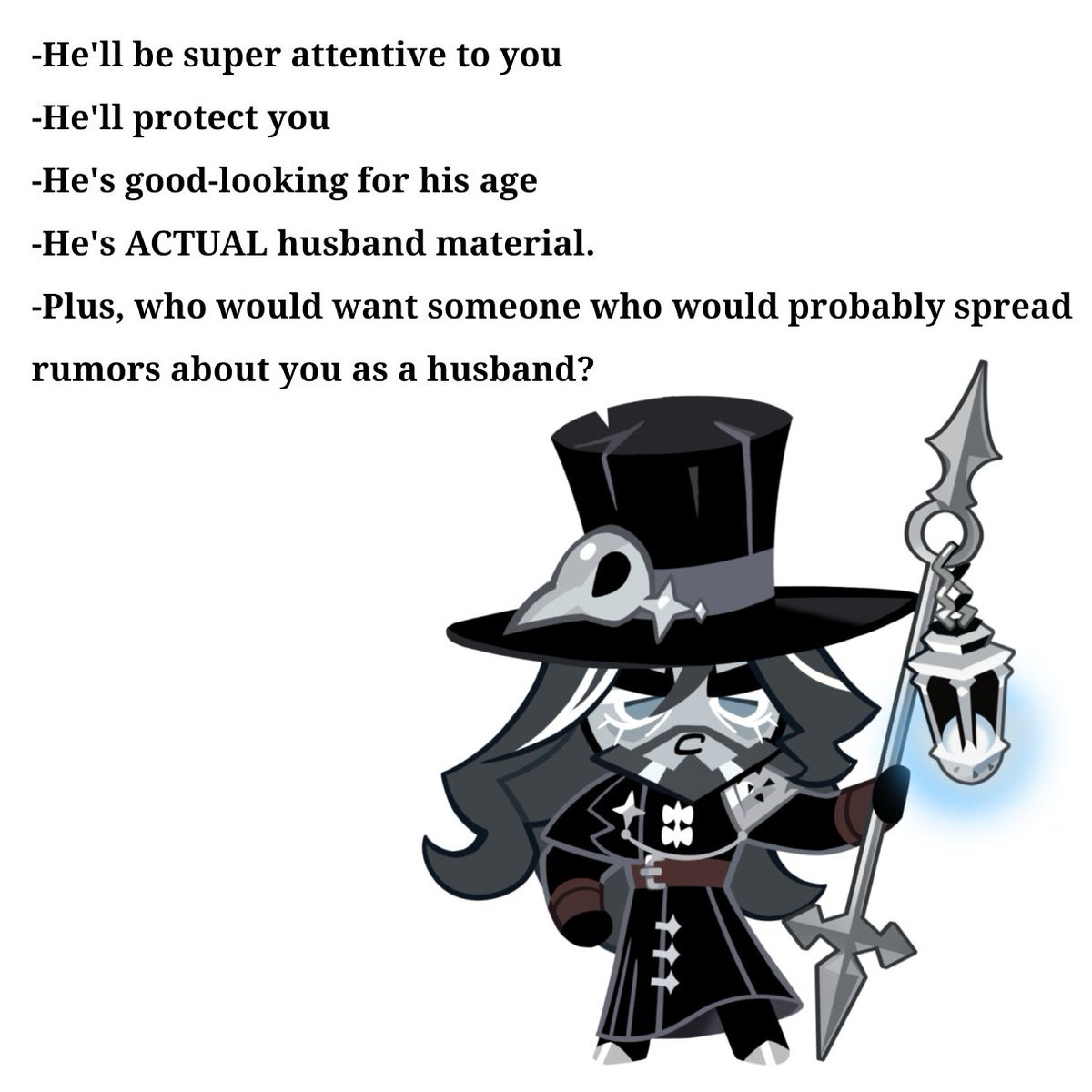 blackcladnerd's tweet image. GO VOTE CHARCOAL COOKIE HOTY 2025 HERE ANS ON YOUTUBE NOW!

#husbandoftheyear #charcoalcookie #crk