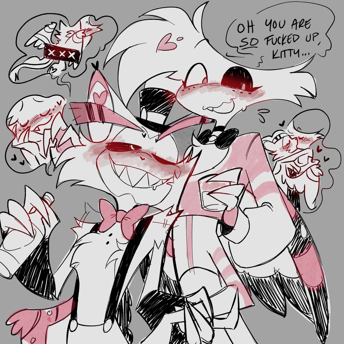 sketchy ✧ school spirits brainrotted tweet media