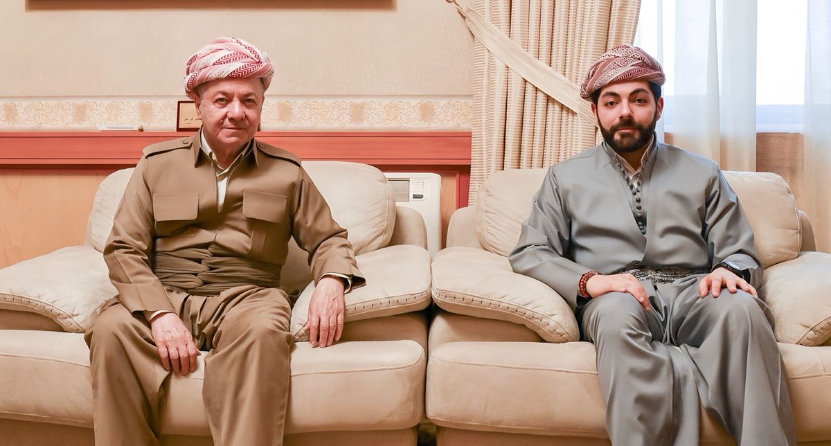 azhingh24's tweet photo. نوێترین دەرکەوتنی ڕێزدار ئیدریس بارزانی، لەگەڵ جەنابی سەرۆک بارزانی 

#patlama #GMMTVFANIVALxFirstKhaotung https://t.co/Ew302ESDi6