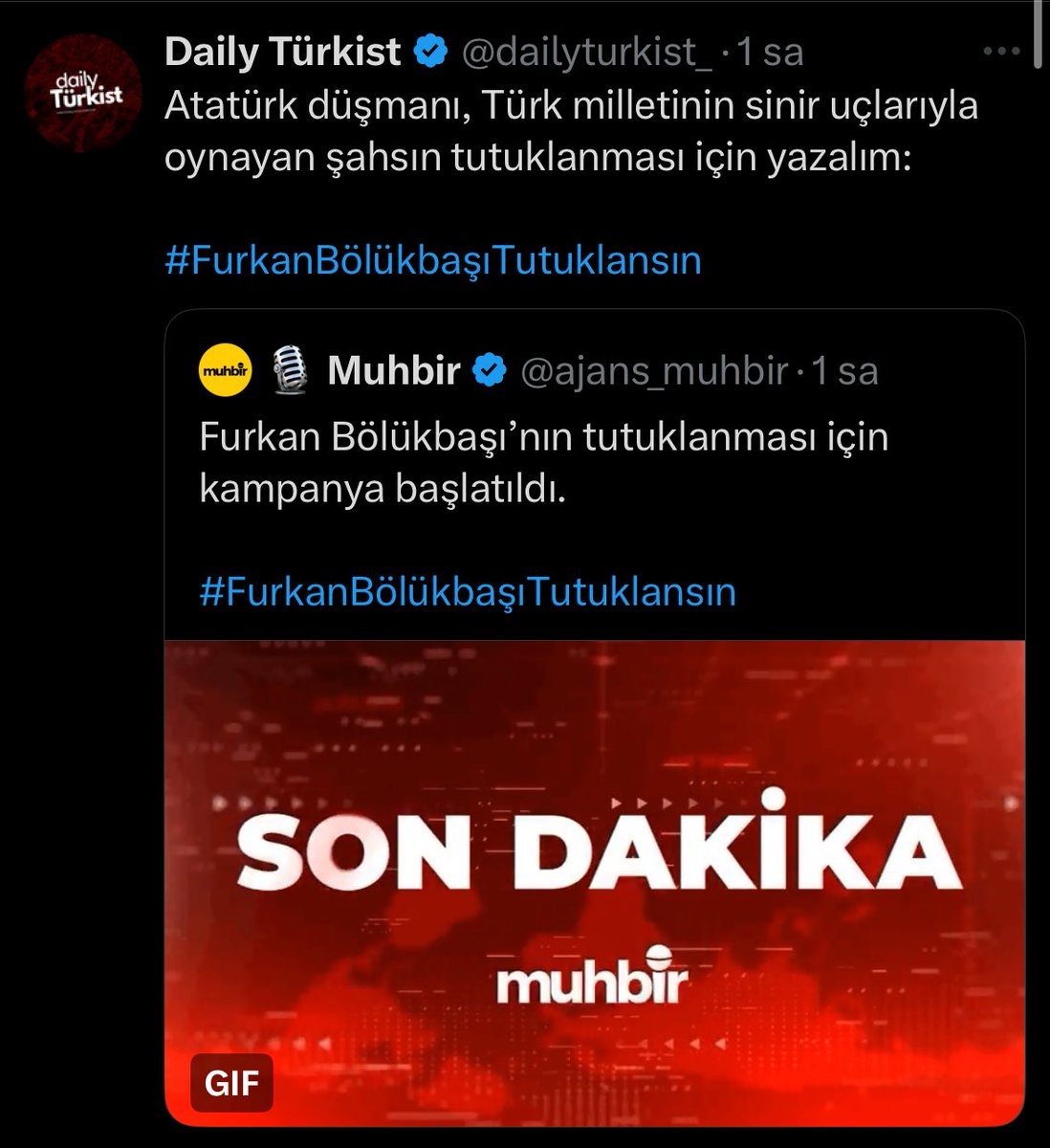 En son Kemal Kılıçdaroğlu aday olmasın kampanyası yapmıştınız, chp bile sizi takmamıştı. Ak Parti seçmeninin %50 adına konuşma hakkına sahibim ve açıkça belirteyim;

Tuvalet terliği kadar kıymetiniz yok.