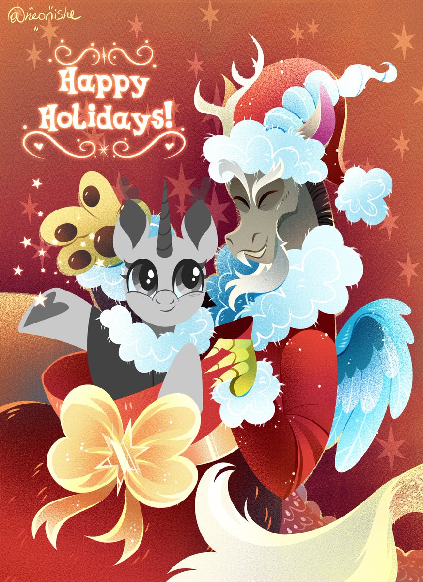 Neonishe's tweet image. Holidays are fast approaching so here is my new multislot YCH✨✨✨
Your OC and Discord!
ych.art/auction/218555
#mlp #mylittlepony #art