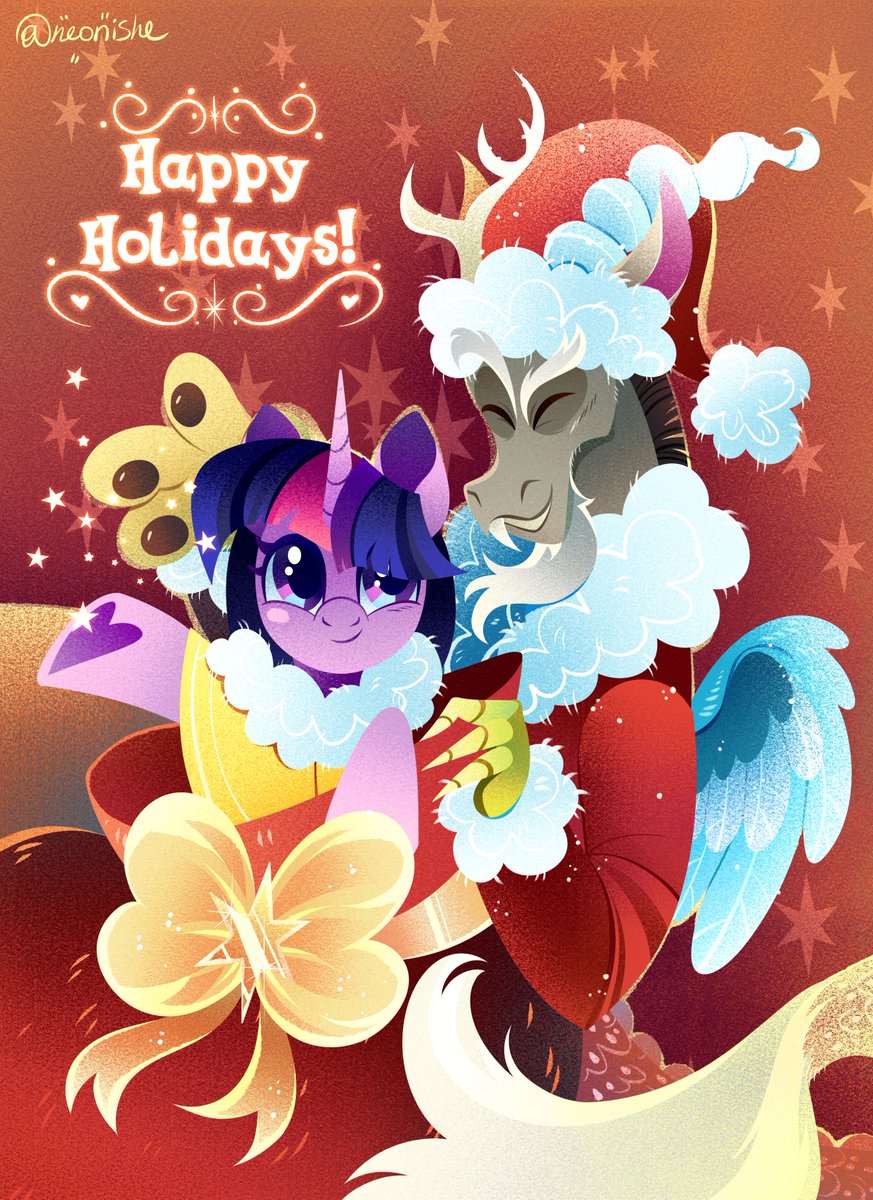 Neonishe's tweet image. Holidays are fast approaching so here is my new multislot YCH✨✨✨
Your OC and Discord!
ych.art/auction/218555
#mlp #mylittlepony #art