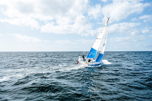 AfloatMagazine's tweet photo. Mark O’Connor Homes In on Guadeloupe Finish Line in Mini Transat https://t.co/P5OChcN6VE #MiniTransat #Sailing #Guadeloupe #OceanAdventure #MarkOConnor https://t.co/UdLRw7j9HC