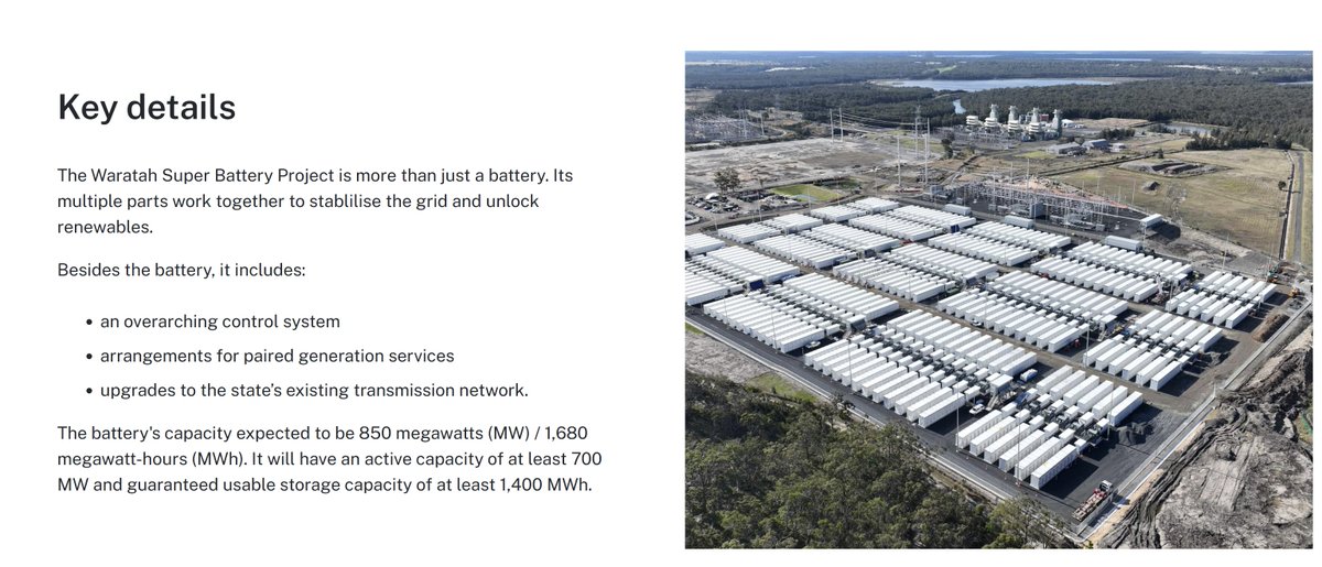 MrsS2023's tweet photo. Oh No.....   failure of a $1Bn battery in #NSW

Waratah owned by #BlackRock the globalist #ClimateScammers

#BlackOutBowen will be cross https://t.co/IVVFmHYuRc