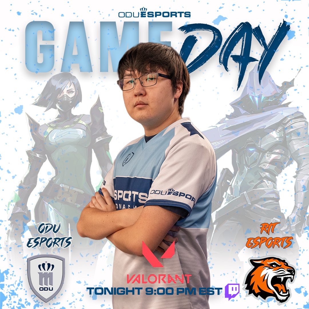 🔥VALORANT GAME DAY 🔥tune in TONIGHT at 9:00 PM EST to watch Varsity Valorant Vs. Rochester Institute of Technology !!!