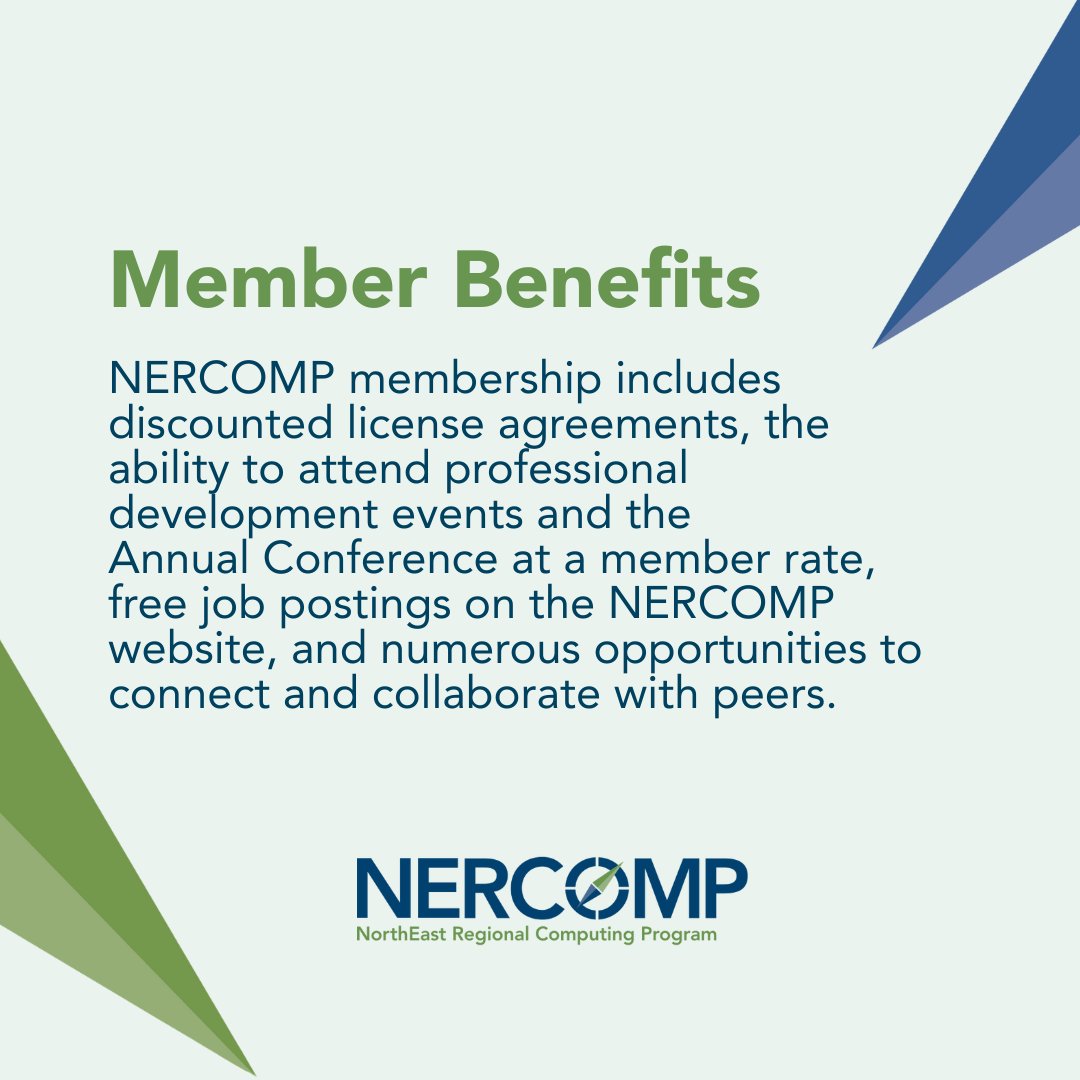 NERCOMP's tweet image. Why have so many institutions taken advantage of NERCOMP membership for over 60 years? 
Our commitment to our members speaks for itself. bit.ly/473nQSW