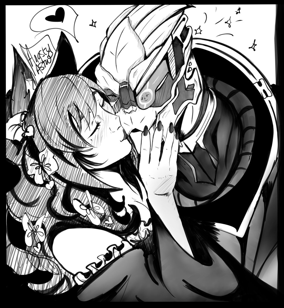 A smooch for Garrus doodle for Nora! thank you for the support!

#MassEffect