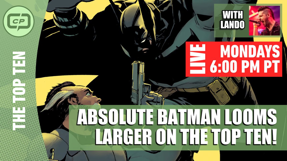 Tonight (11/10) on YouTube at 6pm PT it’s the CovrPrice TOP TEN SHOW! That ABSOLUTE BATMAN is so hot right now! Tune in live to get the aftermarket breakdown! #Comics

LINK: youtube.com/watch?v=WQYyYv…
