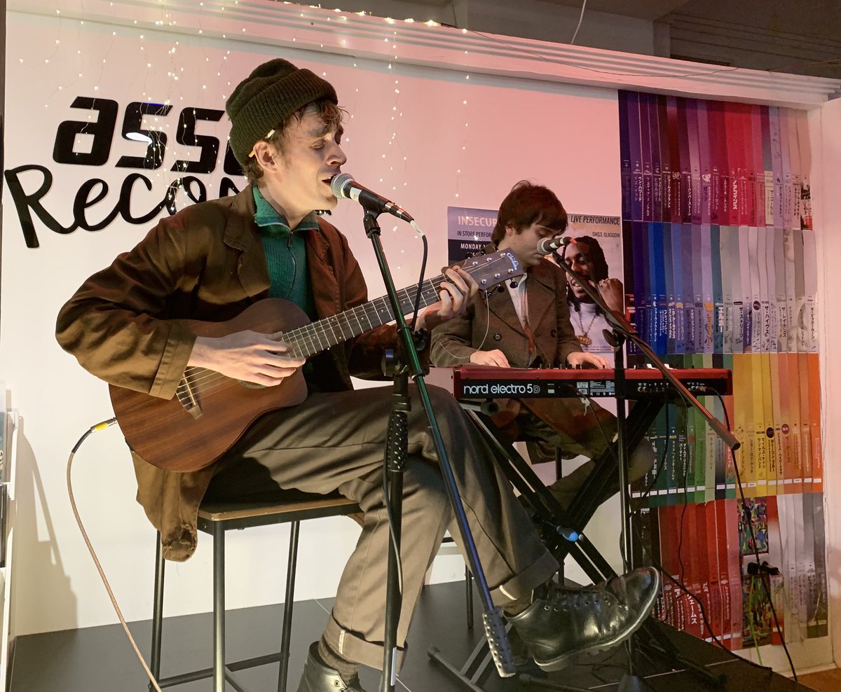 caroline_binnie's tweet image. Sweet and tender set from Insecure Men @assai_glasgow tonight, showcasing  A Man For All Seasons, their beautiful and reflective new album. 

#insecuremen @FatPossum