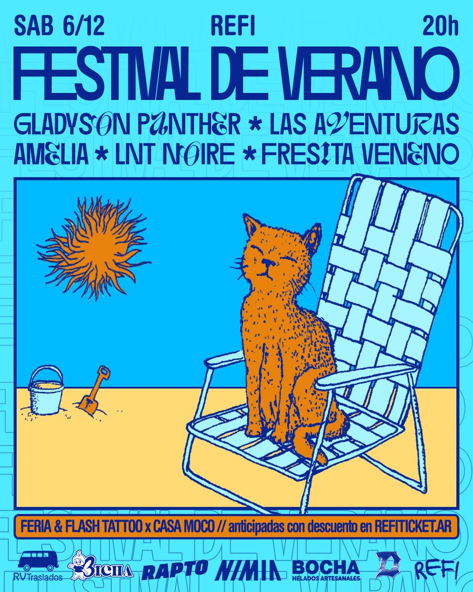 somosrapto's tweet photo. Habemus mística de diciembre porque hay Festival de Verano ☀️☀️☀️
6/12 en Refi con anticipadas en promo acá > https://t.co/hRev3nGzid
La manija recién comienza pero en Instagram hay sorteo popular, ehh https://t.co/3fsOrRwC8s