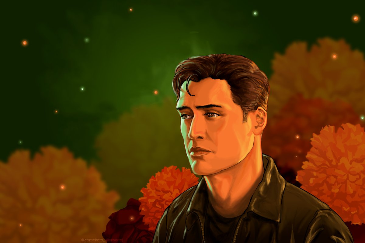 conspirata_'s tweet image. Eddie Diaz in the beautiful Dia de los Muertos episode inspired me to finally finish some art this year #911onabc