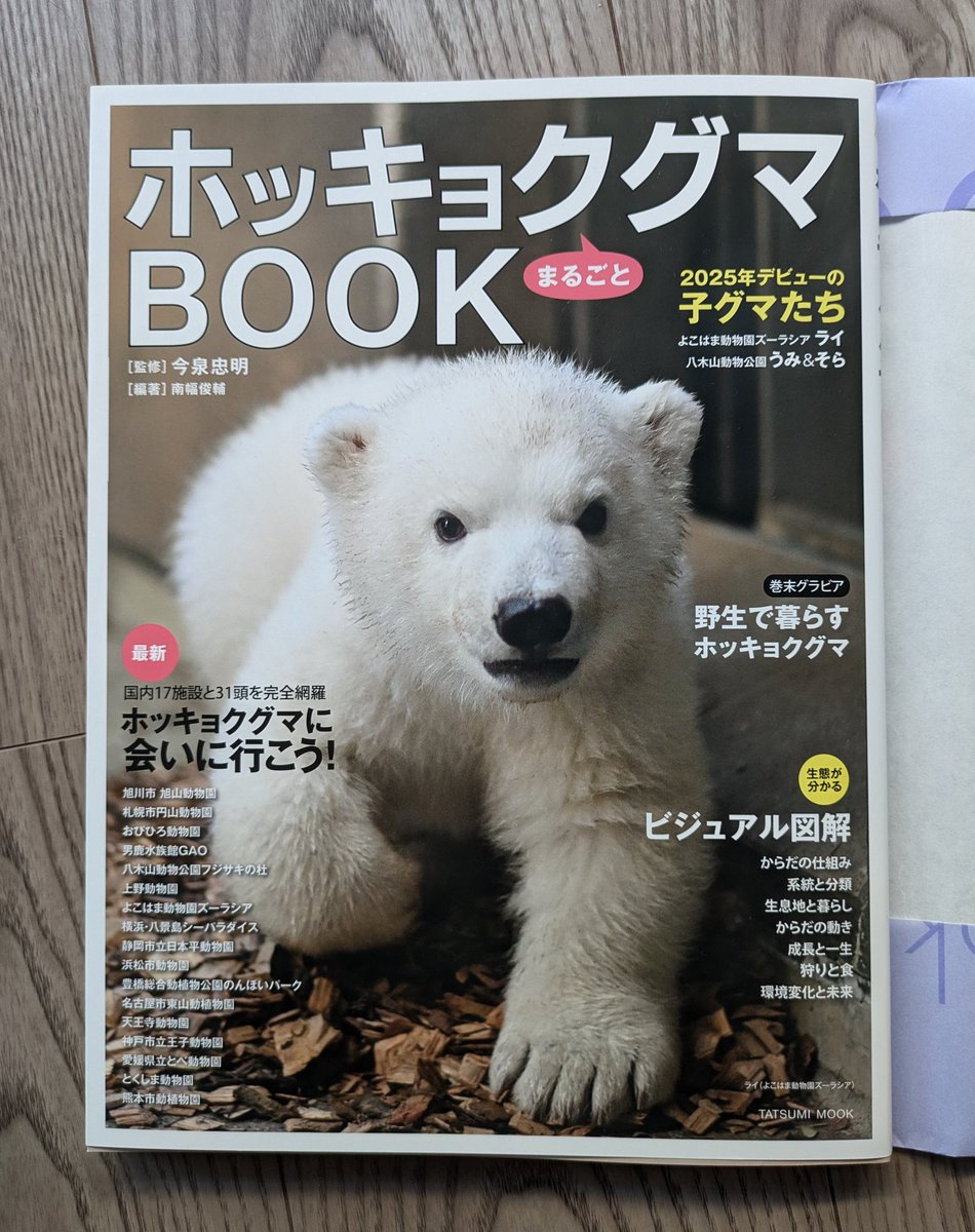 299yashiki's tweet photo. 断捨離を頑張っていて
物は増やさないようにしてるのに
コレは我慢できなかった😅
表紙だけでたまらんわ〜💕

私が初めて会えた
#ホッキョクグマ の赤ちゃん
公開日の #ライ坊 🐻‍❄️

#ズーラシア https://t.co/u0ZRWIzOXA