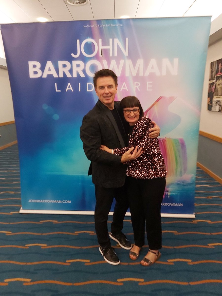 A year ago today I met <a href="/JohnBarrowman/">John Barrowman MBE</a> after his laid bare show. Looking forward to seeing him again next month 😁
