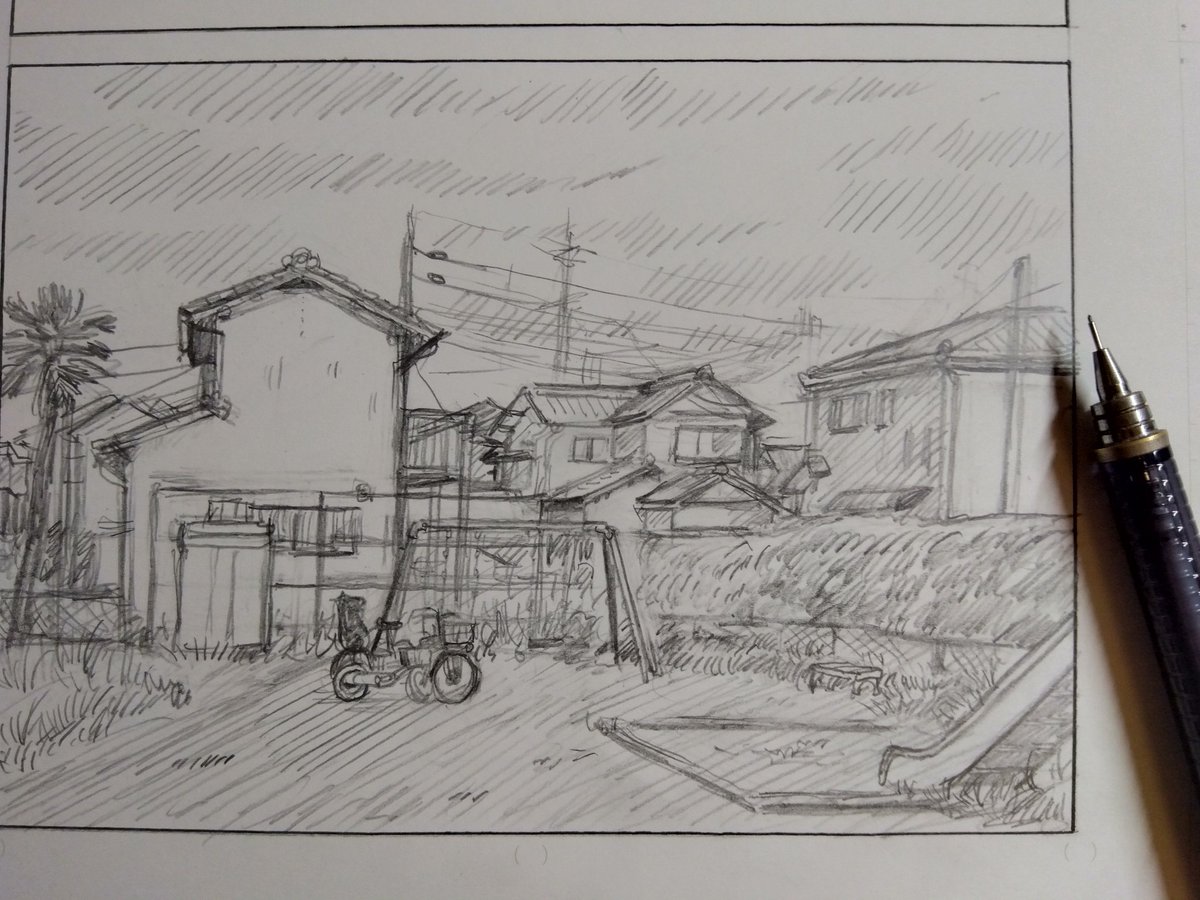 漫画、少しずつ描いています。 