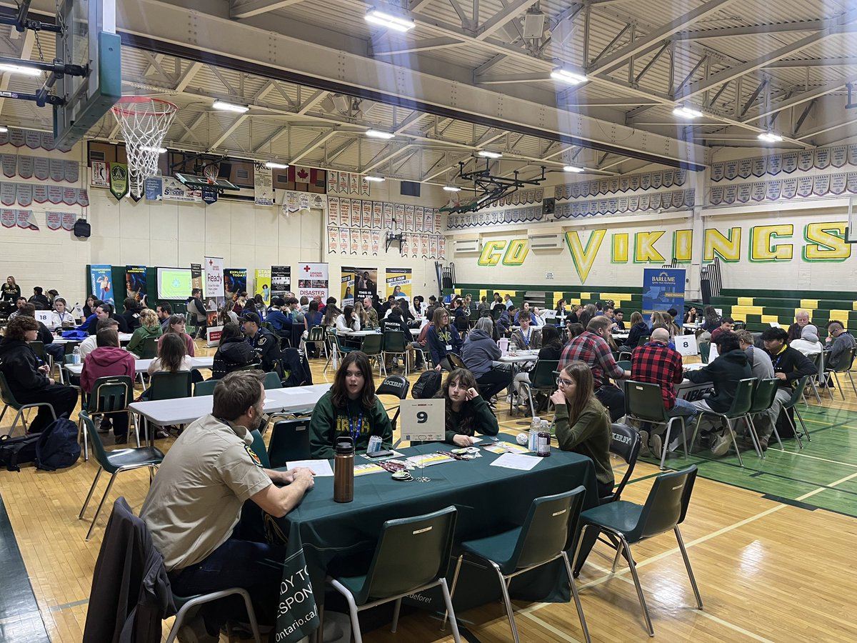 LockerbyNet's tweet image. Thank you to all of our amazing Sudbury Community partners for taking the time to meet and mentor all of our Grade 10 students about their future career choices!  It was a great day and we appreciate the Viking Community Support!