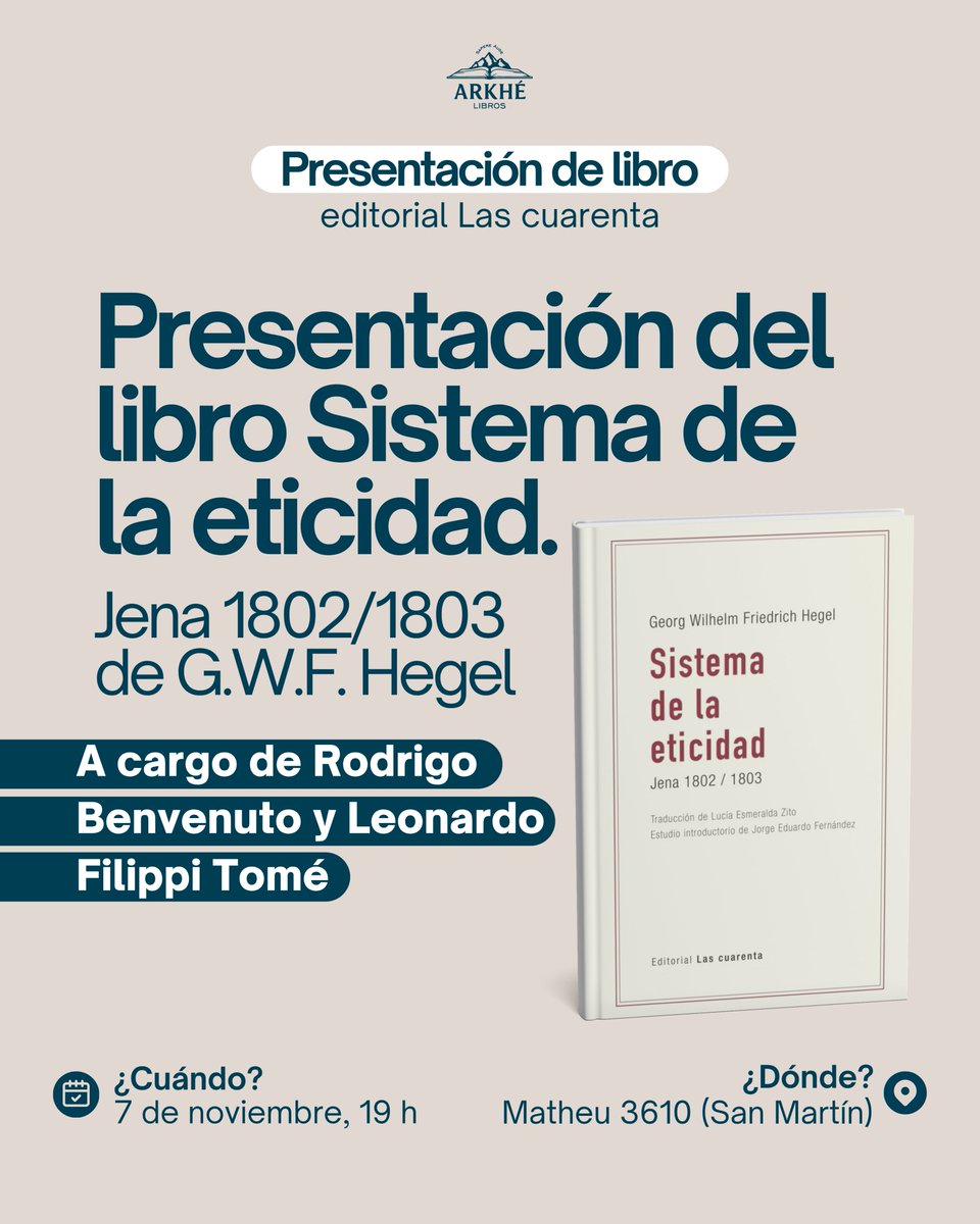 Arkhé Libros tweet media