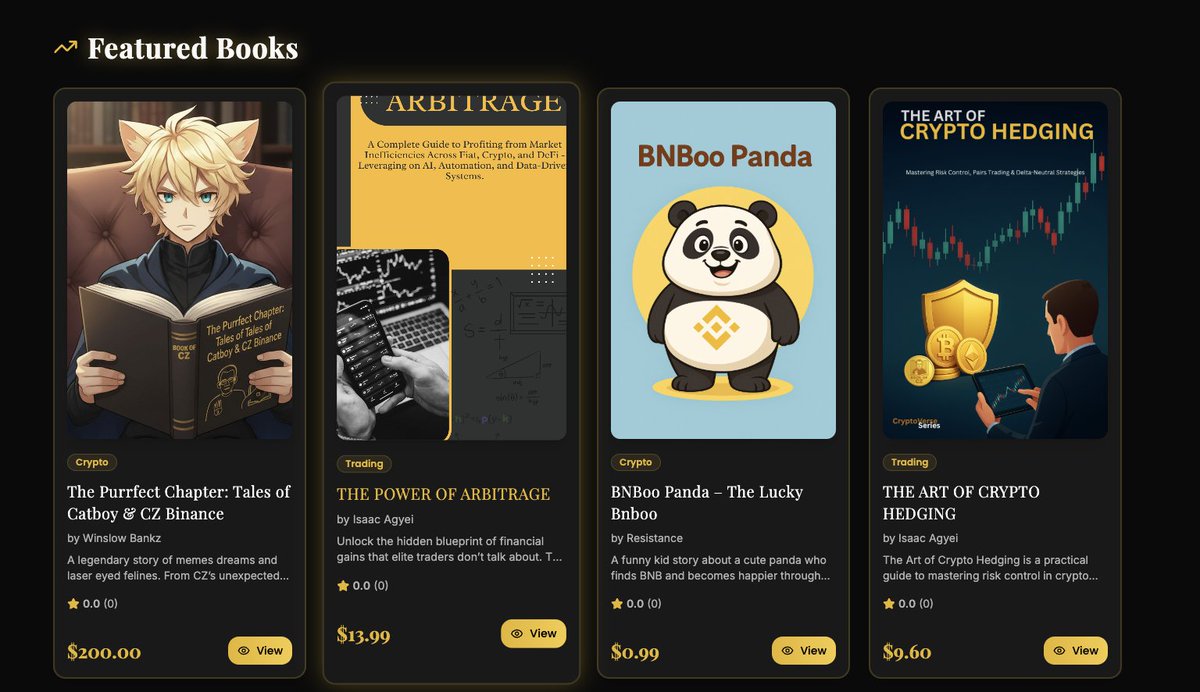 BOCZ_BookOfCZ's tweet photo. New books are uploaded to the $BOCZ Marketplace

Check it out:

https://t.co/vw2qNb9WbS https://t.co/GDcFOvTQ1e