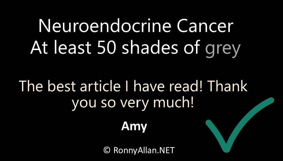 My NET is different than yours #WorldNeuroendocrineCancerDay #NeuroendocrineCancer buff.ly/AX4smc2