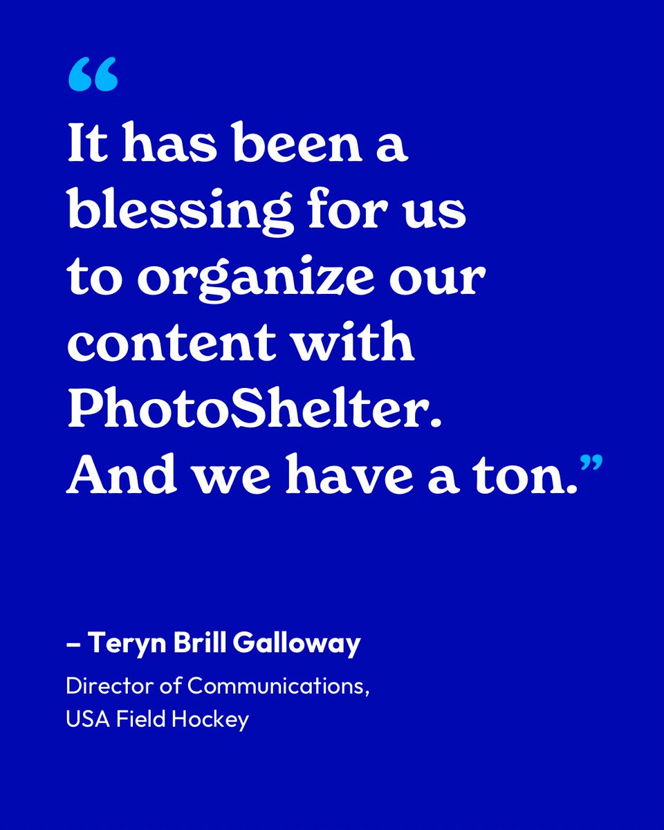 photoshelter's tweet photo. What powers @USAFieldHockey’s winning content workflow?

Read their success story with PhotoShelter: https://t.co/9z1edWFJ29

Photos provided by USA Field Hockey https://t.co/0qVP57FnlQ
