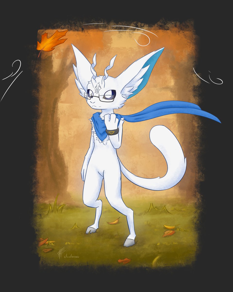 Since it's currently Autumn, here's this awesome artgift I got during Autumn of last year :3