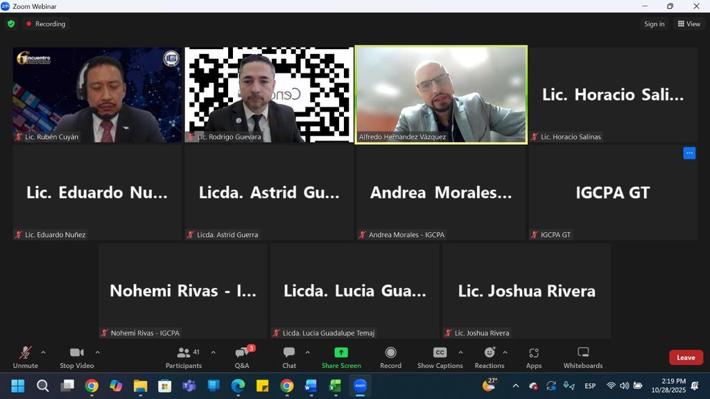El Director Ejecutivo de CENCIT participó en el Conversatorio IMPACTO DE LAS POLÍTICAS ARRANCELARIAS PARA PRECIOS DE TRANSFERENCIAS durante el 6to Encuentro de Fiscalidad y Precios de Transferencia del Instituto Guatemalteco de CPAs