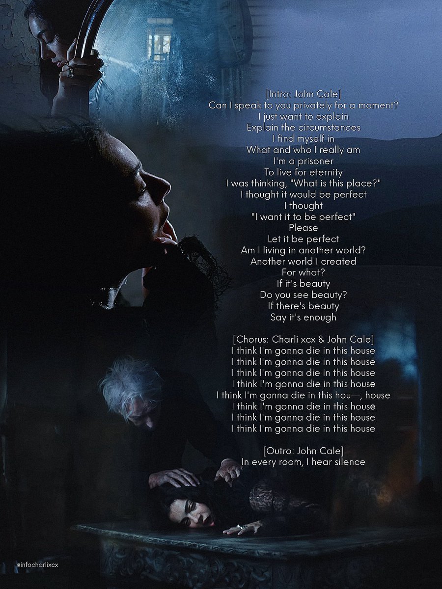 infocharlixcx's tweet image. HOUSE
Charli xcx featuring John Cale
(Full Lyric)