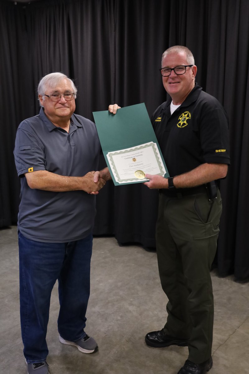 SLOSheriff's tweet image. We were honored today to celebrate the official welcome of three new members to our Sheriff’s Auxiliary Volunteer Patrol (SAVP) team! We held a graduation and light luncheon where staff, current volunteers, and family gathered to recognize our newest volunteers and officially…