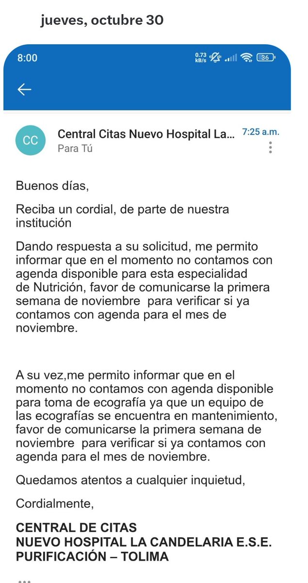 rubiii1986's tweet photo. @NuevaEPS_ @gobertolima @Supersalud Dicen que les envié un msj directo con los datos y solo se puede si tengo suscripción.... Descarados , hoy  10 de noviembre y un no tengo respuesta, o es que la piensan atender en el más allá... Prestan este servicio??? https://t.co/NMuHiWpdVd