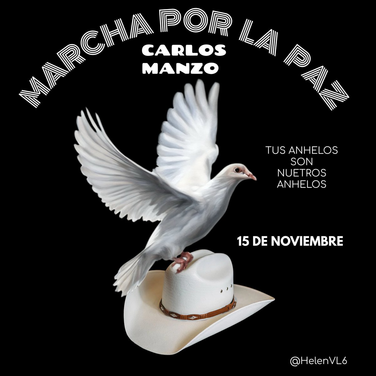 Carlos Manzo, tus anhelos son nuestros anhelos. Queremos un país en donde prevalezca la Paz  y la Justicia  
¡Únete a la Marcha Pacífica! 
#UnidosSomosMasFuertes 
#15deNoviembre
#GeneracionZ 
<a href="/StateDept/">Department of State</a> <a href="/TheJusticeDept/">U.S. Department of Justice</a> <a href="/GOP/">GOP</a> <a href="/SecRubio/">Secretary Marco Rubio</a> <a href="/DHSgov/">Homeland Security</a> <a href="/CIA/">CIA</a> <a href="/USAmbMex/">Embajador Ronald Johnson</a> <a href="/DEAHQ/">DEA HQ</a> <a href="/Mexico_Va_/">Colectivo Mexico Va. @MexicoVa</a>