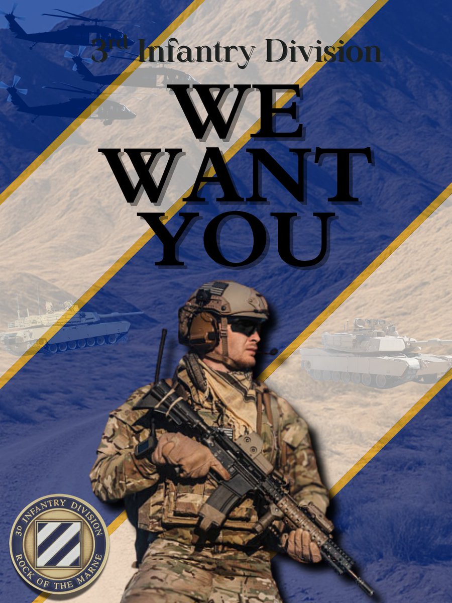 175_bf6's tweet photo. Armor. Aviation. Infantry.
One team. One mission.
3rd Infantry Division Milsim is recruiting NOW.
#Milsim #Battlefield @MilsimNews @MilsimUnits https://t.co/nHmUdVTLtu