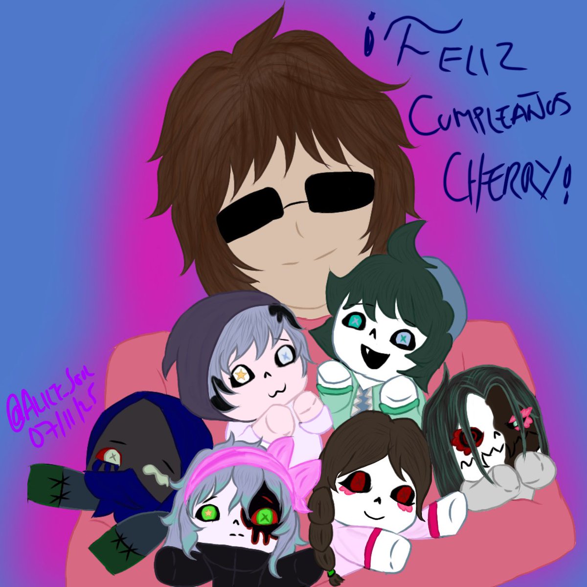 AliceLara981021's tweet photo. HODWY GENTE! ✨
EL PASADO VIERNES FUE EL CUMPLEAÑOS DE ESTA PERSONITA, ASI QUE LE HICE UN PEQUEÑO DETALLE 💜
ESPERO TE GUSTE @JOKERBb1314245
DISCULPA EL ATRASO (LA VIDA UNIVERSITARIA ME CONSUME) 😞😞😓
#Oc #happybirthday #estersans #noxasans https://t.co/TczimLl33c