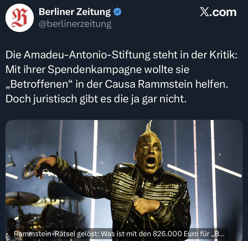 Wo sind die 826.000€?<a href="/AmadeuAntonio/">Amadeu Antonio Stiftung</a>