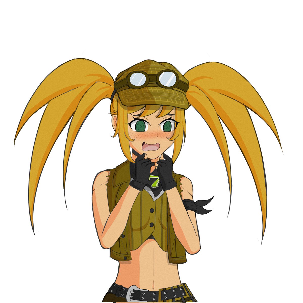 TCG_Sentrium's tweet image. Got tomorrow off; time to draw Yumi for my au account. ❤️