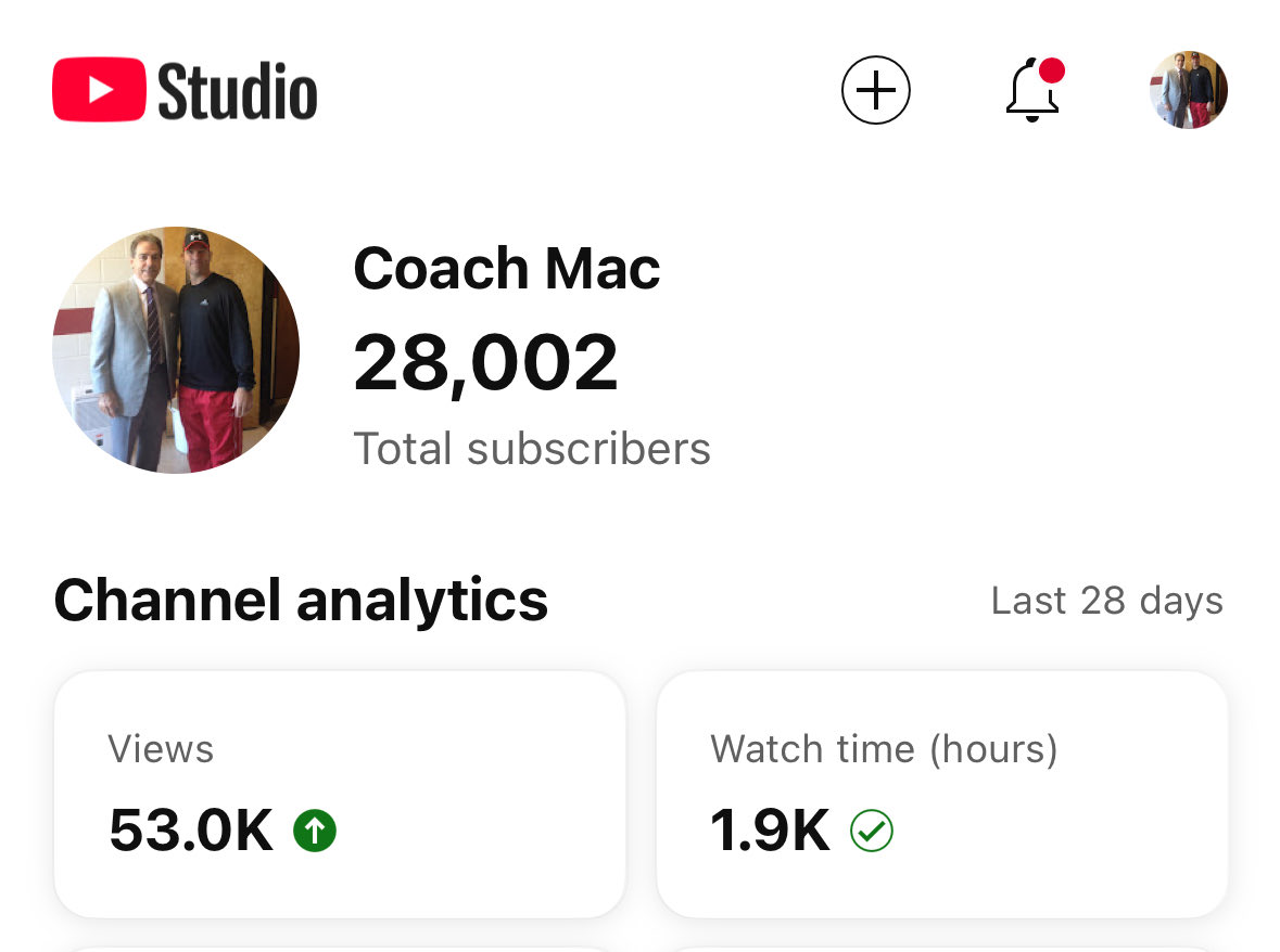 Coach Mac tweet media