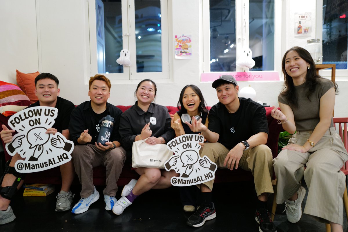 manuscommunity's tweet image. Happy moments from Manus AI × Notion: Builders Assembly 💫

Wild seeing how everyone is using Manus + Notion connector to supercharge their workflow!

- Let Manus turn your Notion DB into a full-on interactive web app 👀
- Try Manus + Notion for a zero-manual content pipeline 🔁…