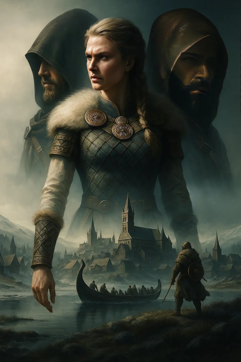 Potyroky's tweet photo. A l'occasion des 5 ans d' Assassin's Creed Valhalla, voici quelques petites affiches/jaquettes alternatives créées par moi-même à l'aide de l'ia. #AssassinsCreed #Valhalla #AssassinsCreedValhalla #Ubisoft #Eivor #Basim #AC #Angleterre #Norvège https://t.co/iaiKQ2qPzG