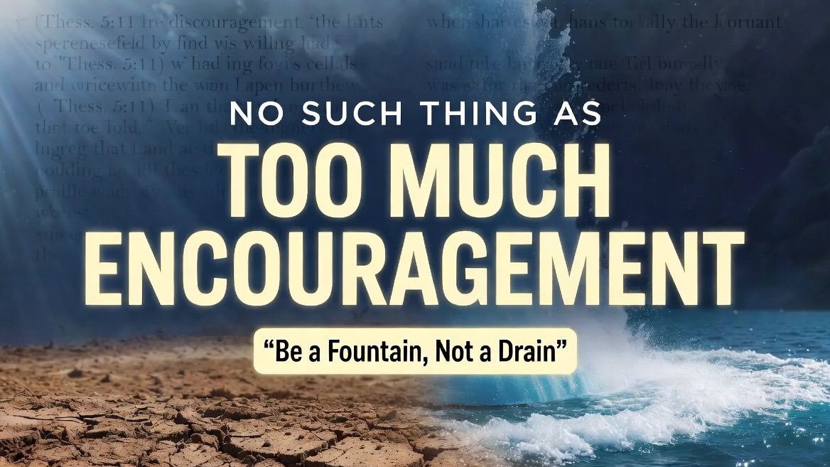 vbph_church's tweet image. No one has ever suffered from too much encouragement, and every one of us, no matter how strong we appear, is in need of it.

FULL SERMON STUDY GUIDE: vbph.org/sermons/2025/1…