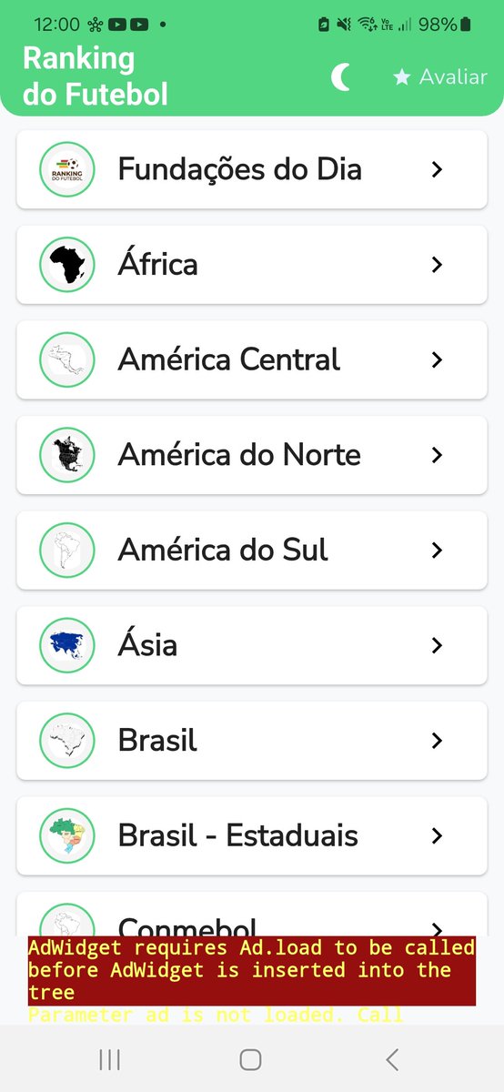 app Ranking do Futebol ᶜᵃᵐ ᴳᴬᴸᴼ tweet media