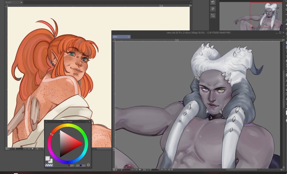 Last 2 nsfw comms from my last! let's hope I can finished them this week 💪