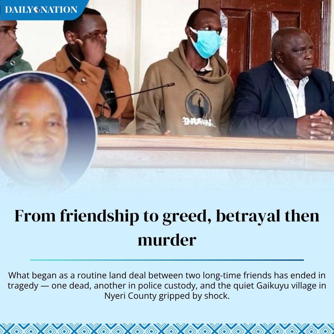 omondike_'s tweet image. I read the story, and for those who don’t understand, this is how Kinyua (@Msnyaguthii&apos;s Dad) got involved.

Kinyua is a land surveyor who only became part of this case because he was helping the late Joe Njiiri reclaim land that had been taken from him years ago. Joe had bought…